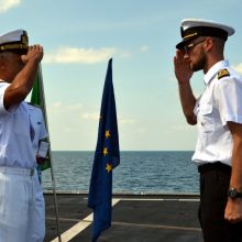 Lietuvos karininkui – ES karinės jūrų operacijos „Atalanta“ medalis