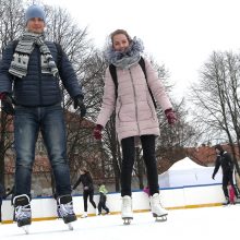 Nemokamos čiuožyklos darbą stabdo trikdžiai 