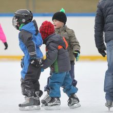 Nemokamos čiuožyklos darbą stabdo trikdžiai 