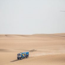 Dakaro komandų paslaptys: ką čia daro sunkvežimiai, kurie nelenktyniauja?