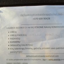 Palanga savaitės viduryje: vasariška šiluma ir pustuštis pliažas