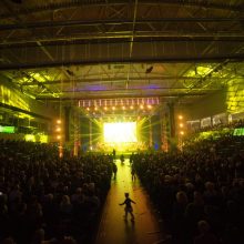 Iškilmingai atidaryta nauja Jonavos sporto arena