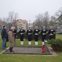 Karių pagerbimas Klaipėdos Vitės kapinėse