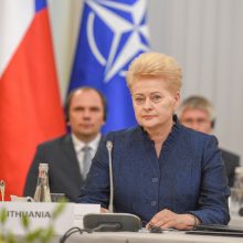 D. Grybauskaitė: be vienybės NATO gresia tapti nereikalinga