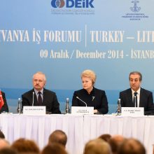 Prezidentė: Turkija – svarbi Lietuvos partnerė