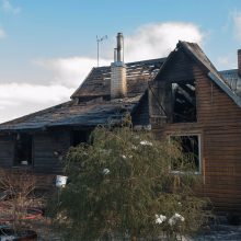 Po gaisro kauniečiai liko be namų