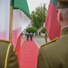 Italijos prezidentas reiškia solidarumą Lietuvai dėl kylančių saugumo iššūkių