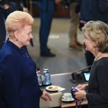 D. Grybauskaitė: D. Trumpo „pozityvioji agresija“ suveikė