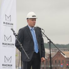 Prasidėjo verslo centro „Magnum“ statybos