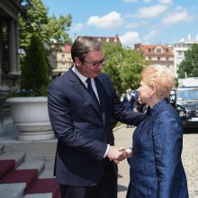 D. Grybauskaitė Serbiją ragina laikytis ES pozicijų dėl Rusijos