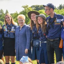 D. Grybauskaitė linki skautams pritraukti dar daugiau jaunimo