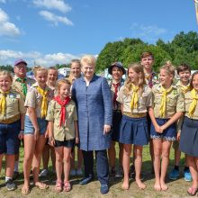 D. Grybauskaitė linki skautams pritraukti dar daugiau jaunimo