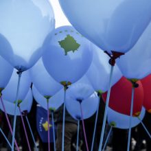 Kosovas paminėjo dešimtąsias nepriklausomybės nuo Serbijos metines