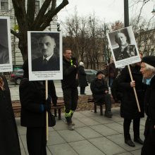 Lukiškių aikštėje – mitingas dėl Vyčio paminklo