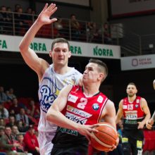 „Lietuvos rytas“ LKL ketvirtfinalį pradėjo pažeminęs Pasvalio klubą