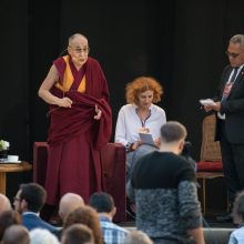 Dalai Lama sveikina Lietuvą su valstybės atkūrimo šimtmečiu