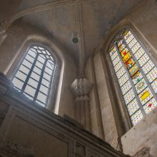 Šv. Jurgio Kankinio bažnyčią papuošė dar vienas vitražas