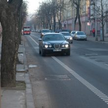 Chaotiškas eismas Kęstučio gatvėje erzina vairuotojus