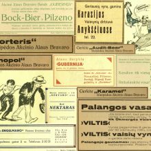 Liberalizmas: tarpukario spaudos alkoholinių gėrimų reklama šiandien stebina ne tik jų gausa, bet ir savo drąsiu turiniu, neretai atvirai giriančių prekės kokybę.