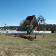 Archeologų laimikis Zapyškyje – mūriniai pamatai