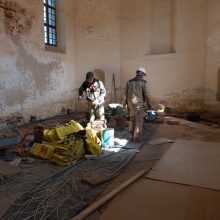 Archeologų laimikis Zapyškyje – mūriniai pamatai