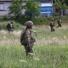 Neeilinė operacija Kauno rajone: NATO kariai persikėlė per Nemuną