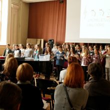 Jungtinis choras subūrė dainuojančius Lietuvos vaikus