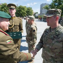 R. Karoblis: karių bendradarbiavimas yra puikus partnerystės su JAV pavyzdys