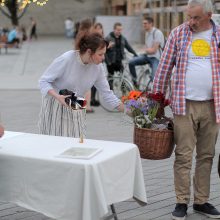 Prie bendro stalo susėdo šimtai kauniečių