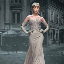 L. Salasevičius pristatė vakarinių suknelių kolekciją „Miesto raganos“