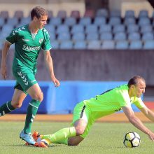 „Kauno Žalgirio“ futbolininkai nenusileido „Trakams“