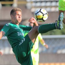 „Kauno Žalgirio“ futbolininkai nenusileido „Trakams“