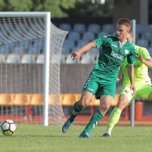 „Kauno Žalgirio“ futbolininkai nenusileido „Trakams“