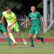 „Kauno Žalgirio“ futbolininkai nenusileido „Trakams“