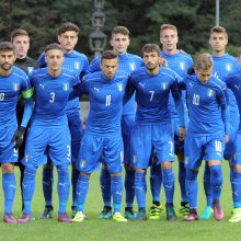 Lietuvos jaunimo futbolo rinktinė sužaidė lygiosiomis su galingais italais