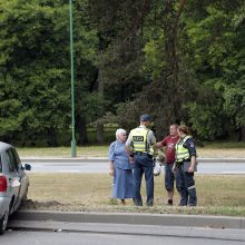 Avarija Klaipėdoje: vilkikas lengvąjį automobilį vilko 15 metrų