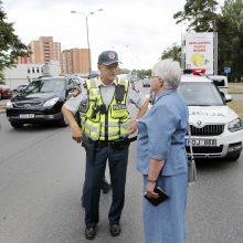 Avarija Klaipėdoje: vilkikas lengvąjį automobilį vilko 15 metrų