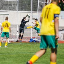Lietuvos futbolo jaunimo rinktinė pralaimėjo Latvijai