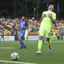 „Trakų“ futbolininkai sužaidė lygiosiomis su Kazachstano klubu