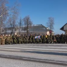 Danijos, Lietuvos ir NATO sąjungininkų kariai dalyvavo 25 km žygyje