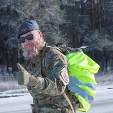 Danijos, Lietuvos ir NATO sąjungininkų kariai dalyvavo 25 km žygyje