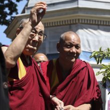 Dalai Lama sveikina Lietuvą su valstybės atkūrimo šimtmečiu