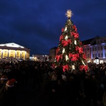 Kalėdų eglė Vilniaus Rotušės aikštėje