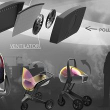 Ateitis – kūdikio vežimėlis su oro filtru?