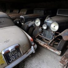 Netikėtai rastą senovinių automobilių kolekciją tikisi parduoti už 20 mln. eurų