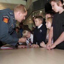 Uostamiesčio moksleiviams – policijos šventė