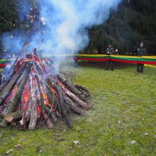 Sausio 13-oji Kauno rajone – su dainom ir šimtu laisvės žibintų