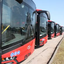 Į Vilniaus gatves išrieda nauji „Solaris Urbino“ autobusai