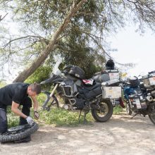 Įspūdinga lietuvių kelionė motociklais: per 640 dienų aplankė 45 šalis