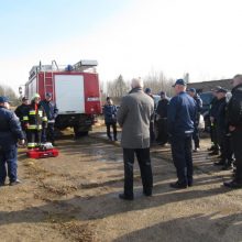 Rajono ugniagesių techniką papildė naujos priemonės